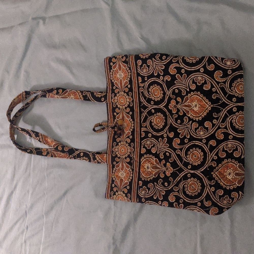 Cafe Latte Vera Bradley Tote & Wristlet